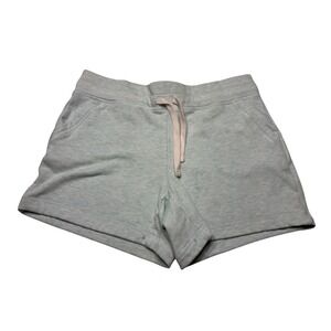 32 Degrees Cool Womens XS Light Blue Heathered Fleece Lounge Shorts Pockets
